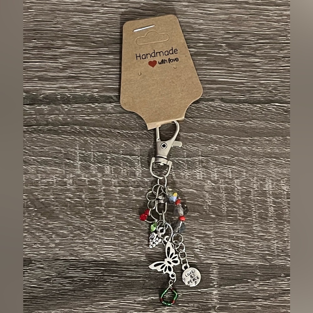Hand-Made By Gothicgirl14 Keychain Bag Charm